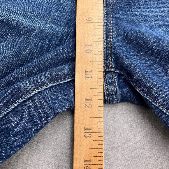 J Crew Jeans Women 30W x‎ 29L Blue Straight Leg Mid Rise Denim Stretch Cotton - Picture 7 of 12